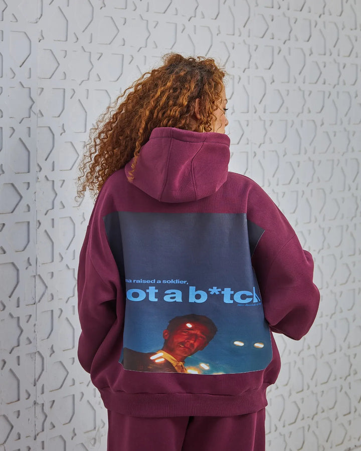 Hoodie with back print